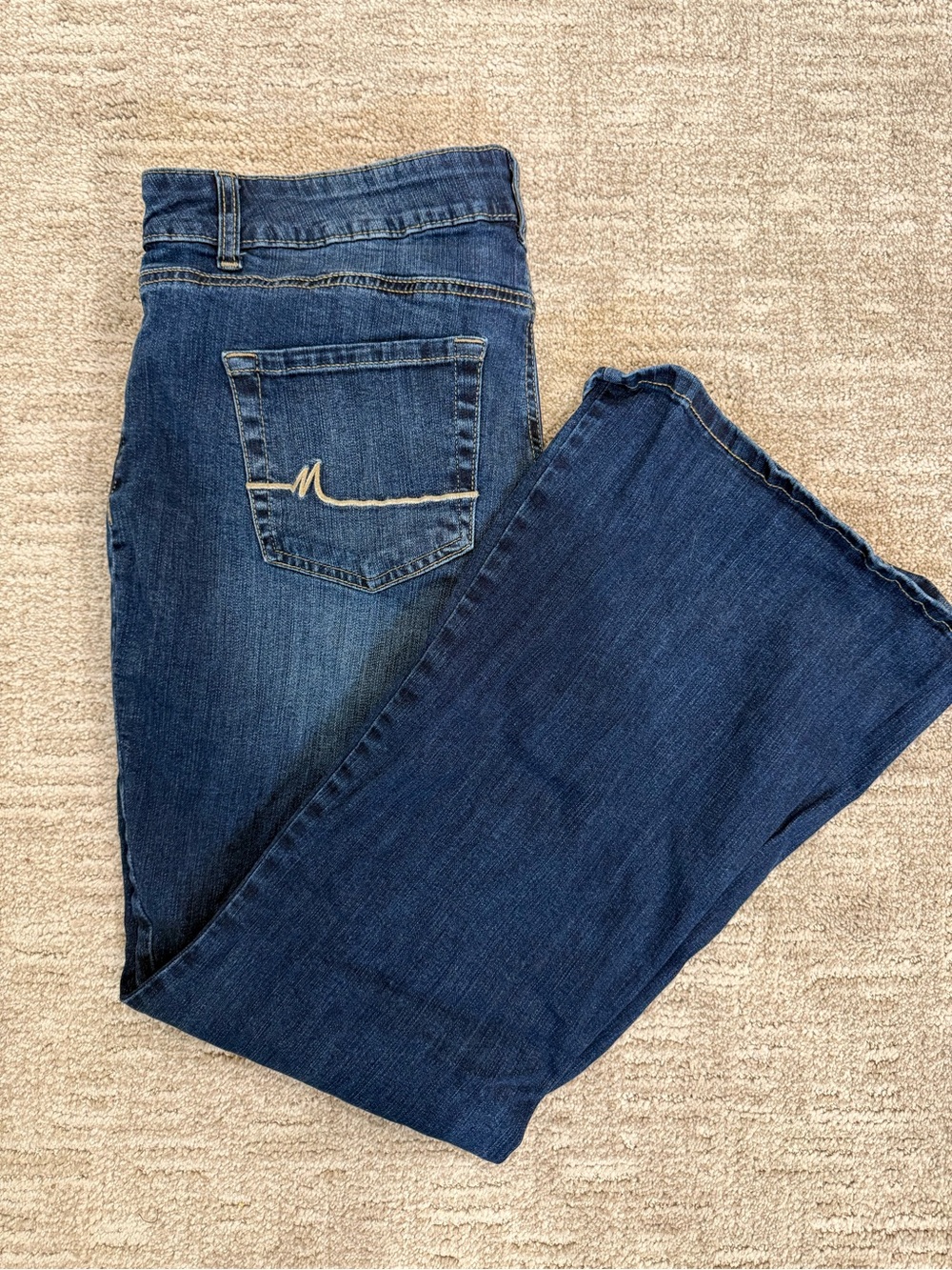 Maurice’s M Jeans Classic Dark Blue Bootcut Jeans size 14